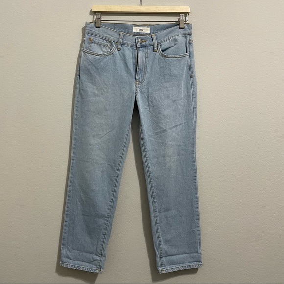 VANS Jeans High Rise Straight Lightwash Denim Relaxed Fit Womens 7 28 - Picture 15 of 16